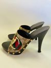 Mule com salto Gucci