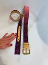 Cinto Louis Vuitton Jeans Monogramado