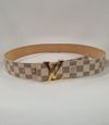 Cinto Louis Vuitton Damier Azur