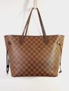 Bolsa Louis Vuitton Neverfull MM Damier Ebène