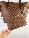 Bolsa Louis Vuitton Neverfull MM Damier Ebène