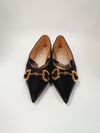 Sapatilha Gucci Horsebit Ballet Chain