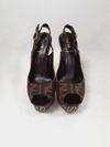 Sapato Peep Toe Fendi