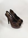Sapato Peep Toe Fendi