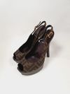 Sapato Peep Toe Fendi