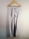 Calça em couro Mixed