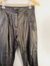 Calça em couro Tannerie