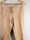 Calça em couro Tannerie