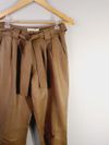 Calça em couro Tannerie
