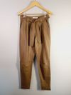 Calça em couro Tannerie