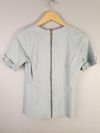 Blusa couro Tannerie