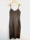 Vestido Couro Animale