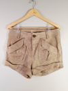 Shorts Couro Cris Barros