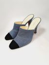 Mule Chanel Cap-Toe CC Interlocking jeans