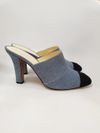 Mule Chanel Cap-Toe CC Interlocking jeans