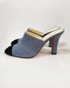 Mule Chanel Cap-Toe CC Interlocking jeans