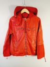Jaqueta couro Moncler