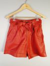 Shorts Tannerie couro