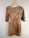 Vestido Cruise couro