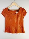 Blusa St. Trois couro