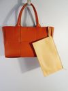 Bolsa Bottega Veneta Maxi Intrecciato Arco Tote Bege