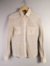 Camisa Zinnia couro