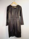 Vestido C Mindov couro
