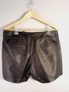 Shorts Tannerie couro