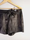 Shorts Tannerie couro