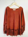 Poncho Tannerie camurça