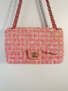Bolsa Chanel Flap Tweed Jumbo