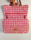 Bolsa Chanel Flap Tweed Jumbo