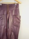 Calça Massimo Dutti couro