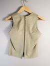 Blusa couro Camila Brum
