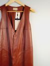 Vestido Minimale couro