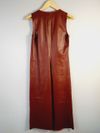 Vestido Minimale couro