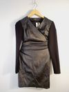 Vestido Verosenso couro