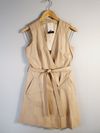 Vestido Minimale couro