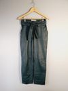 Calça em couro Tannerie