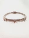 Pulseira Rosa Leal prata