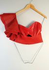 Cropped Juliana Sanmartin couro
