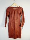 Vestido Tannerie couro