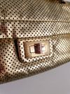 Bolsa Chanel Gold Drill 2.55 Reissue Classic Flap média