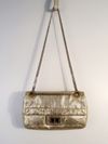 Bolsa Chanel Gold Drill 2.55 Reissue Classic Flap média