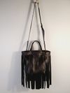 Bolsa Balenciaga Laundry Cabas Tote Fringe
