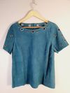 Blusa Verosenso camurça