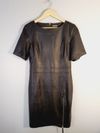 Vestido Verosenso couro