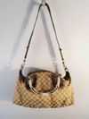 Bolsa Gucci Pop Bamboo Top Handle GG