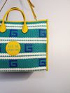 Bolsa Gucci Rio de Janeiro Striped Tote