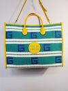 Bolsa Gucci Rio de Janeiro Striped Tote